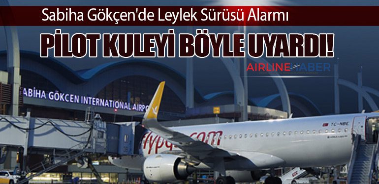 Sabiha Gökçen'de Leylek Sürüsü Alarmı. Pilot kuleyi böyle uyardı!