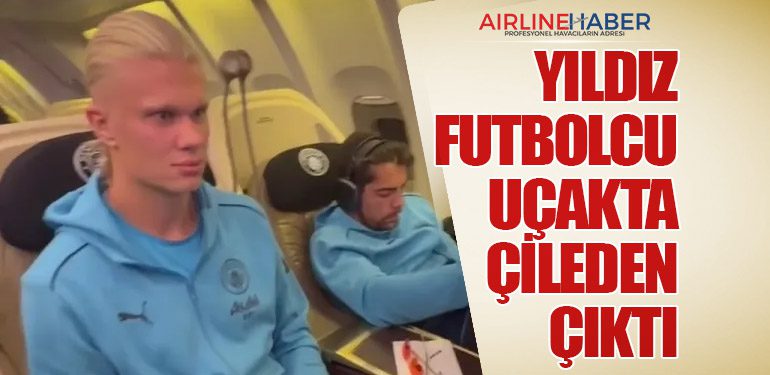 Yıldız Futbolcu Uçakta Çileden Çıktı