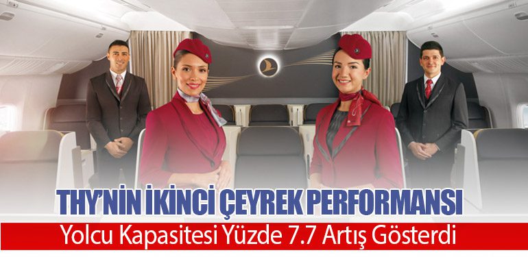 THY’nin İkinci Çeyrek Performansı: Yolcu Kapasitesi Yüzde 7.7 Artış Gösterdi