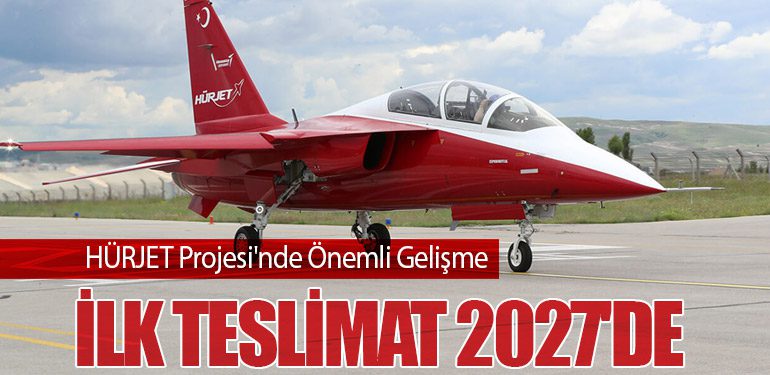 HÜRJET Projesi'nde Önemli Gelişme: İlk Teslimat 2027'de