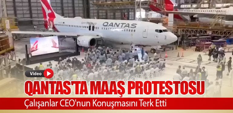 Qantas'ta Maaş Protestosu: Çalışanlar CEO'nun Konuşmasını Terk Etti