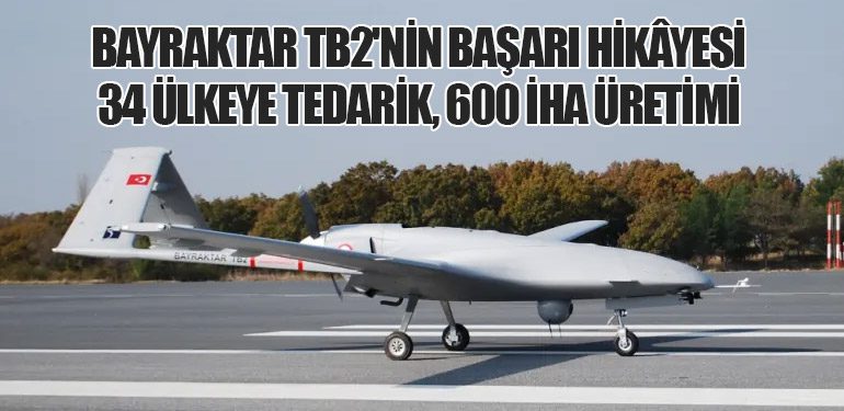 Bayraktar TB2'nin Başarı Hikâyesi: 34 Ülkeye Tedarik, 600 İHA Üretimi