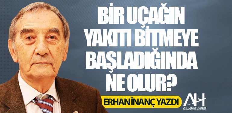 Bir uçağın yakıtı bitmeye başladığında ne olur?