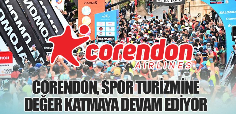 Corendon Airlines, Salomon Kapadokya Ultra-Trail®'e Co-Sponsor!