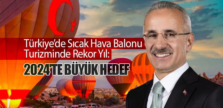 Türkiye’de Sıcak Hava Balonu Turizminde Rekor Yıl: 2024'te Büyük Hedef