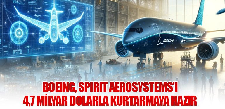 Boeing, Spirit AeroSystems’ı 4,7 Milyar Dolarla Kurtarmaya Hazır