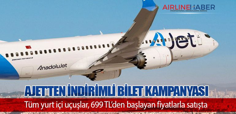  AJet’ten indirimli bilet kampanyası