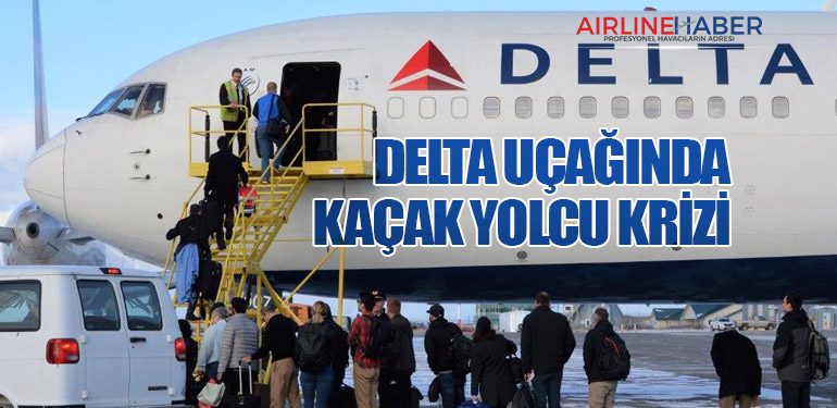 Delta Uçağında Kaçak Yolcu Krizi