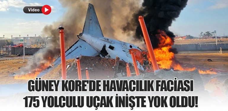 Güney Kore'de Havacılık Faciası: 175 Yolculu Uçak İnişte Yok Oldu!