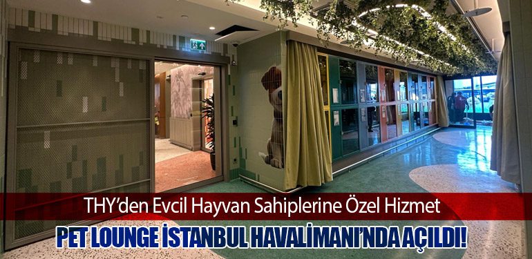 THY’den Evcil Hayvan Sahiplerine Özel Hizmet: Pet Lounge İstanbul Havalimanı’nda Açıldı!