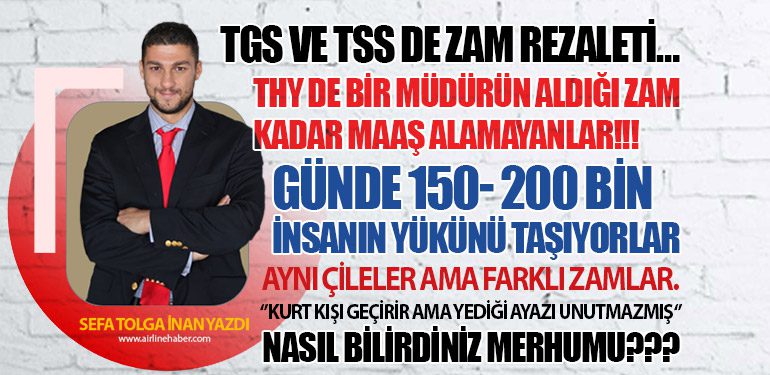 TGS ve TSS de zam rezaleti… Aynı çileler ama farklı zamlar.