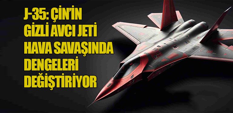 J-35: Çin’in Gizli Avcı Jeti Hava Savaşında Dengeleri Değiştiriyor