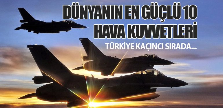 Dünyanın En Güçlü 10 Hava Kuvvetleri