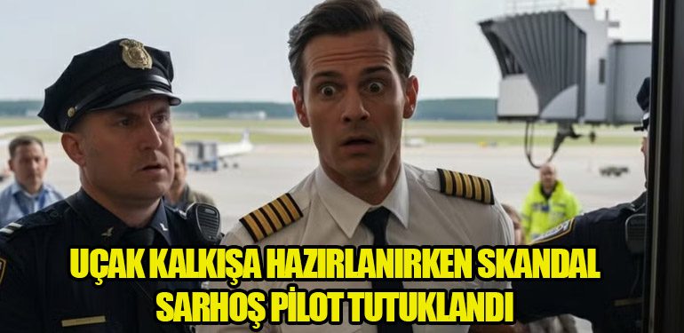 Uçak Kalkışa Hazırlanırken Skandal: Sarhoş Pilot Tutuklandı