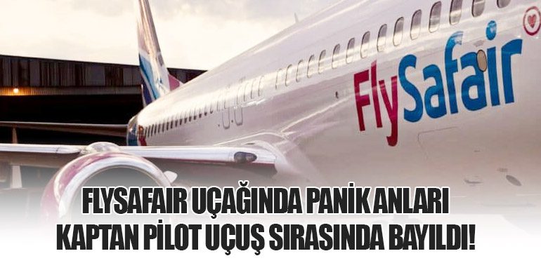 Flysafair Uçağında Panik Anları: Kaptan Pilot Uçuş Sırasında Bayıldı!