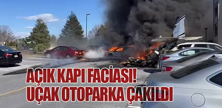 Açık Kapı Faciası! Uçak Otoparka Çakıldı